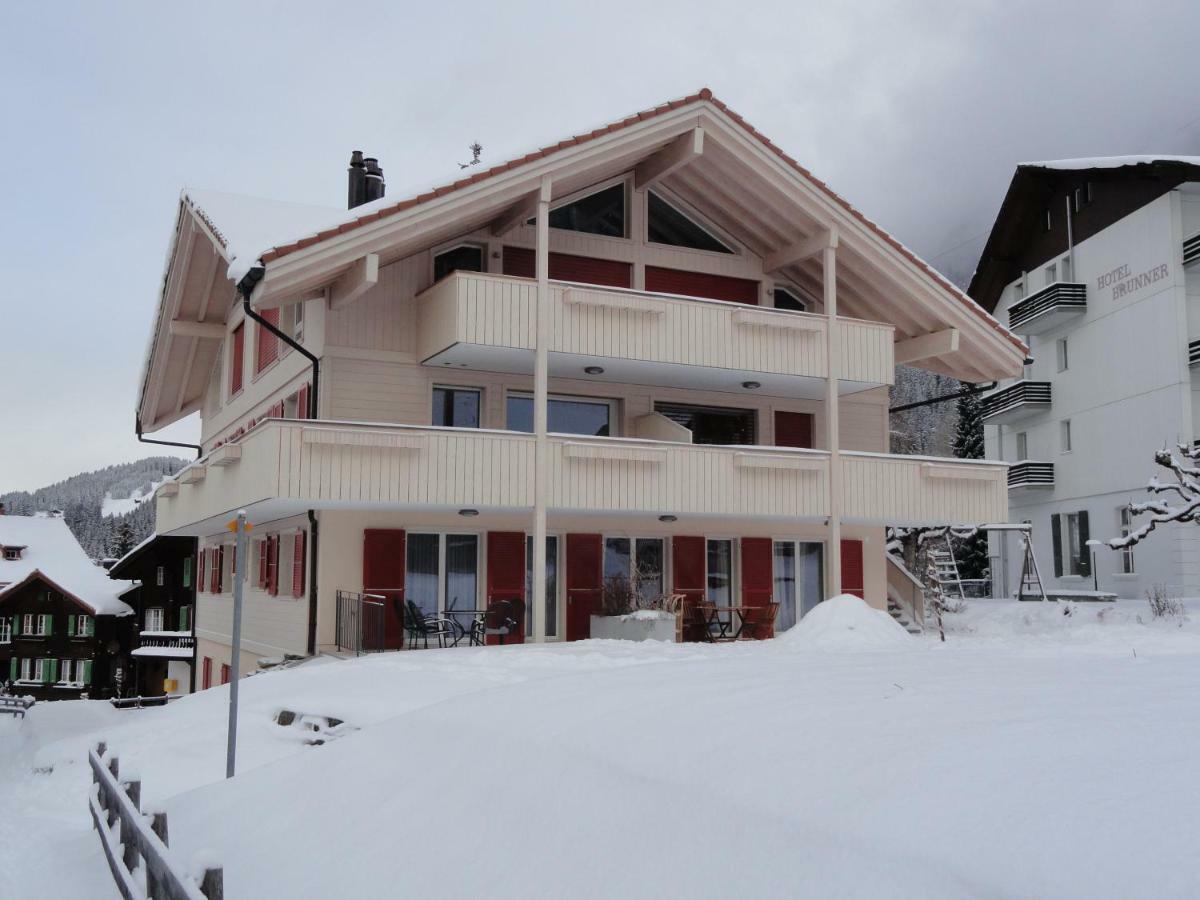Chalet Brunner Penthouse Wengen Exteriör bild